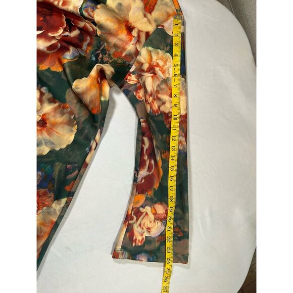 Bryn Walker Floral Tunic Blouse Top Womens Size Medium Green Pink Classic Garden - Picture 10 of 10